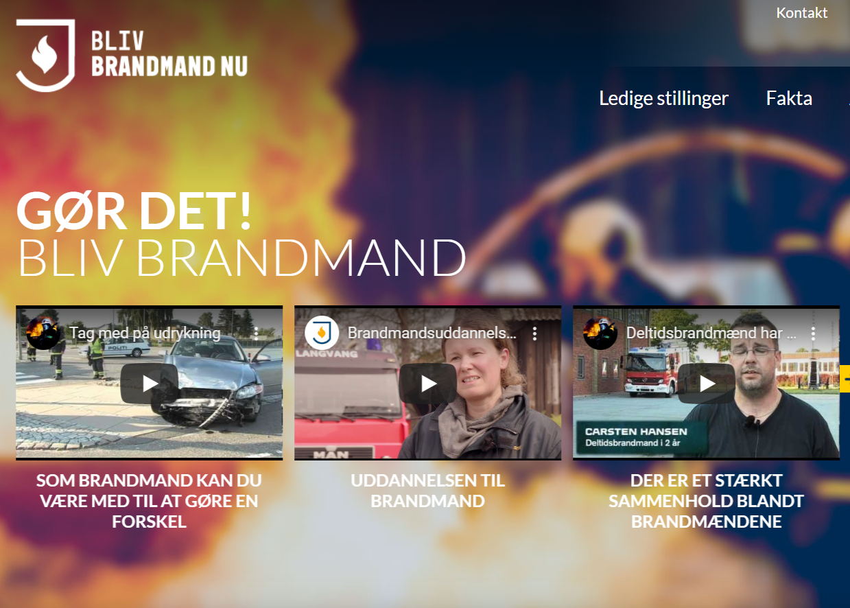 Hjemmesiden blivbrandmandnu.dk hjælper med at rekruttere brandfolk